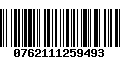 Código de Barras 0762111259493