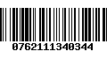 Código de Barras 0762111340344