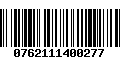 Código de Barras 0762111400277