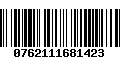 Código de Barras 0762111681423