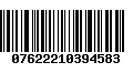 Código de Barras 07622210394583