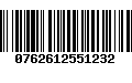 Código de Barras 0762612551232