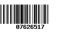 Código de Barras 07626517