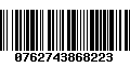 Código de Barras 0762743868223