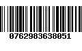 Código de Barras 0762983638051
