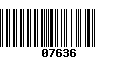 Código de Barras 07636