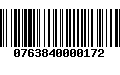 Código de Barras 0763840000172