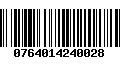 Código de Barras 0764014240028