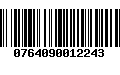 Código de Barras 0764090012243