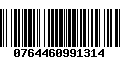 Código de Barras 0764460991314
