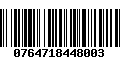 Código de Barras 0764718448003