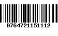 Código de Barras 0764721151112