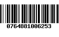 Código de Barras 0764881006253