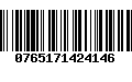 Código de Barras 0765171424146