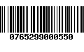 Código de Barras 0765299000550