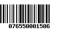 Código de Barras 076550001506