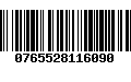 Código de Barras 0765528116090