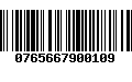 Código de Barras 0765667900109