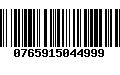 Código de Barras 0765915044999