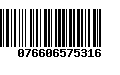 Código de Barras 076606575316