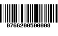 Código de Barras 0766200500008