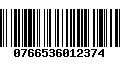 Código de Barras 0766536012374