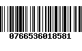 Código de Barras 0766536018581