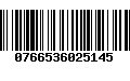 Código de Barras 0766536025145
