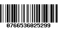 Código de Barras 0766536025299