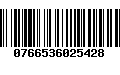 Código de Barras 0766536025428