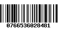 Código de Barras 0766536028481