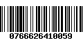 Código de Barras 0766626410059