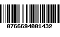 Código de Barras 0766694001432