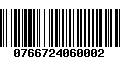 Código de Barras 0766724060002