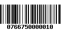 Código de Barras 0766750000010