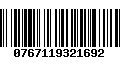 Código de Barras 0767119321692