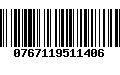 Código de Barras 0767119511406