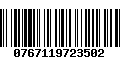 Código de Barras 0767119723502