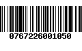 Código de Barras 0767226001050