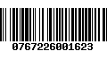 Código de Barras 0767226001623