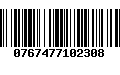 Código de Barras 0767477102308