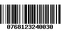 Código de Barras 0768123240030