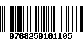 Código de Barras 0768250101105