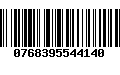Código de Barras 0768395544140
