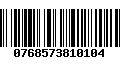 Código de Barras 0768573810104