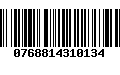 Código de Barras 0768814310134