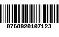 Código de Barras 0768920107123