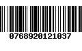 Código de Barras 0768920121037