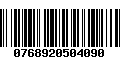 Código de Barras 0768920504090