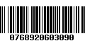 Código de Barras 0768920603090